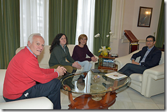 El presidente de la Diputación se ha reunido con miembros de la coorporación de Torra de Juan Abad