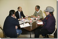 0 Un momento de la reunión de Pedro Muñoz con Ciudadanos de Puertollano