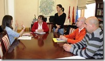 Carmen Olmedo con Agrupacion Personas Sordas