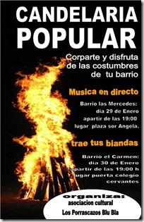 Cartel de la actividad