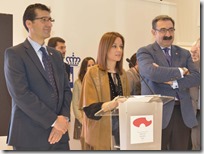 El presidente de la Diputación visita FITUR con motivo del Día de Ciudad Real en el stand de Castilla-la Mancha