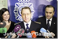 Un momento de la toma de posesión de Miguel Rufino Méndez Martín como Jefe de la Comisaría del Cuerpo Nacional de Policía de Puertollano