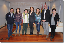 La consejera de Bienestar Social, Aurelia Sánchez, y miembros de su equipo se han reunido con miembros de la coordinadora de ONCD´S de C- LM