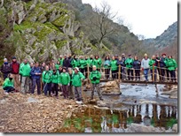 El Club Pozo Norte de Puertollano realizó una nueva ruta por el Boquerón de Estena