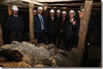 El presidente de Castilla-La Mancha, Emiliano García-Page, ha visitado el parque minero de Almadén