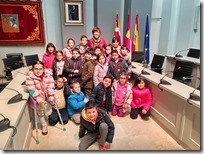 Escolares del CEIP Jesús Ruiz visitan el ayuntamiento