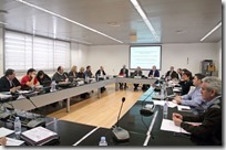 Toledo, 26-02-2016.- El consejero de Hacienda y Administraciones Públicas, Juan Alfonso Ruiz Molina, preside la reunión de la Mesa General de Negociación de los Empleados Públicos, celebrada en la Escuela de Administración Regional, en la que ha informado sobre el proyecto de Ley de Presupuestos Generales de Castilla-La Mancha para 2016. (Foto: Álvaro Ruiz // JCCM) 