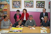 Toledo, 28-12-2015.- La consejera de Bienestar Social, Aurelia Sánchez, durante su visita al  Centro de Atención a Personas con Discapacidad Intelectual Grave (CADIG) “Nuestra Señora de Benquerencia” de Toledo. (Foto: Álvaro Ruiz // JCCM)