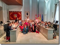 estudiantes de segundo del colegio El Santo
