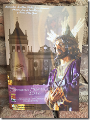 Cartel anuciador de la Semana santa de Almodóvar del Campo en 2.016