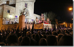 Salida de la procesión de Jesús Rescatado, que este año ha celebrado su 300 aniversario