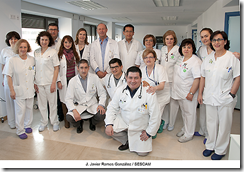 profesionales del equipo de oncología médica del hospital de Guadalajara