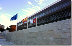 Fachada del edificio de la consejería de Sanidad, en Toledo