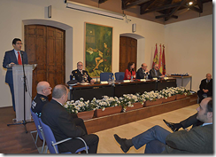 El presidente de la Diputación, José Manuel caballero, ha asistido al acto de entrega de condecoraciones a policías locales de Ciudad Real