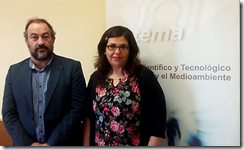 El vicerector de Investigación y política científica, Julián Garde el profesor del Departamento de Física Aplicada Enrique Arribas y la profesora Carmen del Pilar Suarez Rodríguez, miembro de la Coordinación Académica Región Huasteca Sur en la universidad mexicana, mantuvieron un encuentro