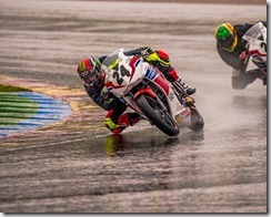 El piloto de Puertollano Quique López logró el noveno puesto en el circuito de motociclismo de Cheste