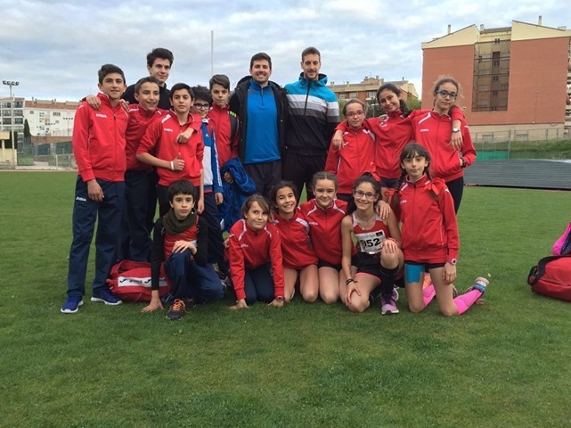 Tercer y cuarto puesto de las escuelas infantiles de Puertollano de atletismo en el campeonato regional