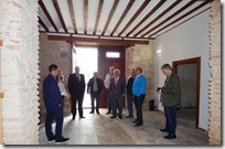 Un momento de la visita de los directores al Palacio de la Clavería