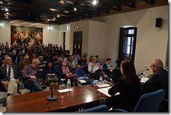 La alcaldesa de Ciudad Real, Pilar Zamora, ha intervenico en una charla del ciclo "Derechos Humanos y Sociedad”, en el museo del Quijote