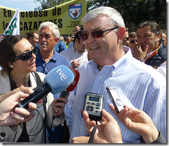 Juan de Dios García es presidente de la federación de Caza de C-LM