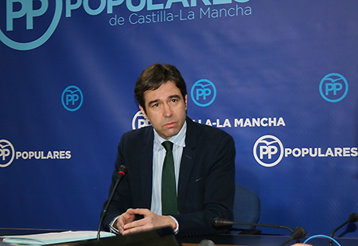 Lorenzo Robisco en el portavoz adjunto del Grupo Parlamentario Popular en las Cortes de Castilla-La Mancha