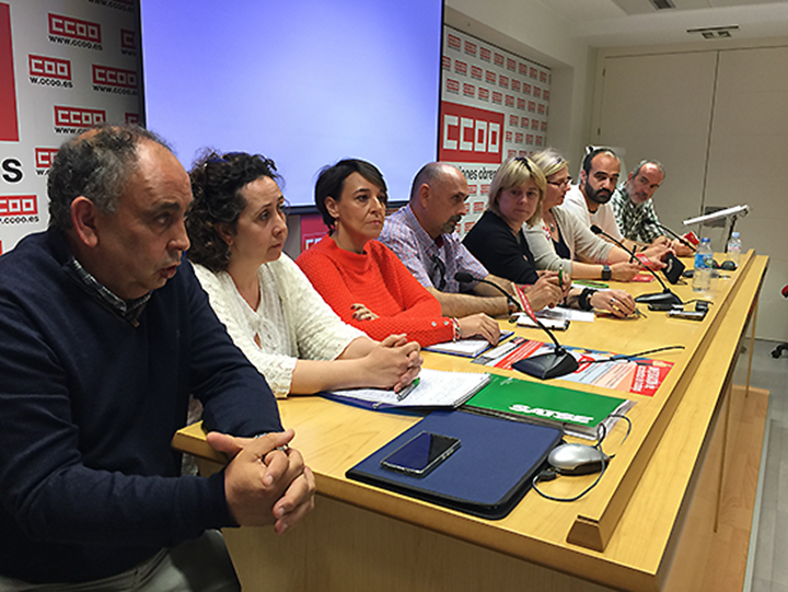 El secretario general del PSOE en la provincia de Ciudad Real, José Manuel Caballero, hizo estas declaraciones antes de la reunión de la ejecutiva provincial del partido