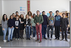 La alcaldesa, inmaculada Jiménez y el concejal de promoción Económica, Iván Rodrigo, ha visitado a los alumnos