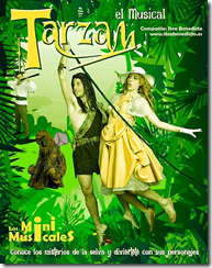 Cartel del musical "Tarzam"