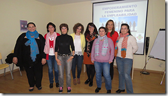 Participantes en el taller impartido en el centro de la mujer de Manzanares